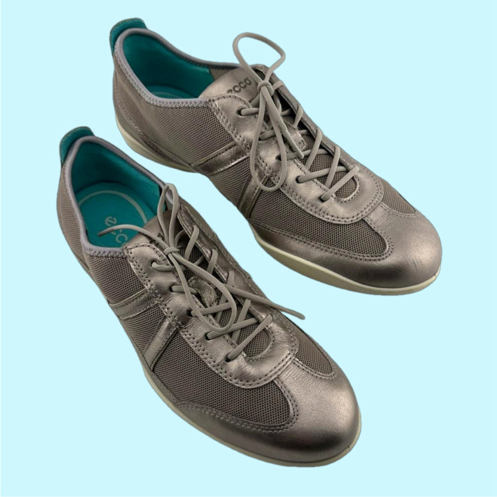 Women's Ecco Sneakers metallic Silver size EU 39